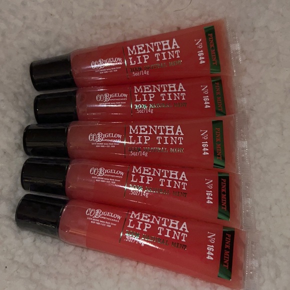 Bath & Body Works | Makeup | 5pk Bbw Pink Mint Lip Tint | Poshmark